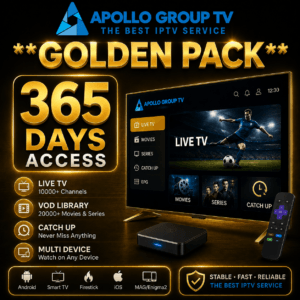 GOLDEN PACK 365 Days Access Apollo Group TV