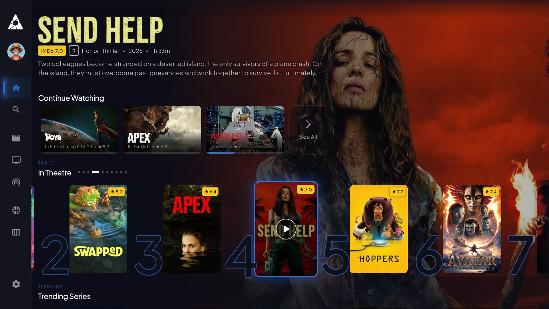 Apollo Group TV streaming app on Smart TV and mobile devices